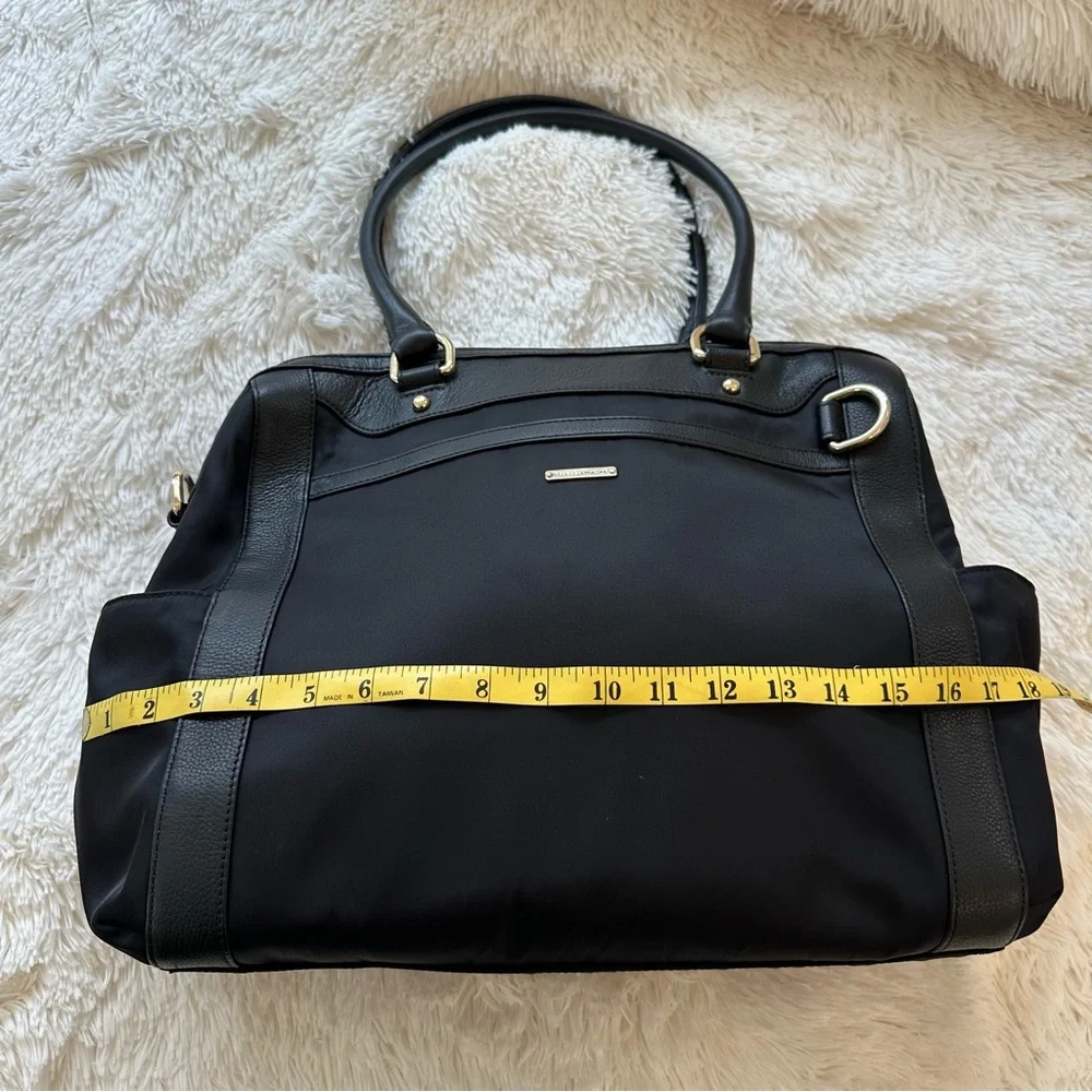 Rebecca Minkoff Knocked Up Diaper Bag Black Nylon Leather Baby Bag NWOT
